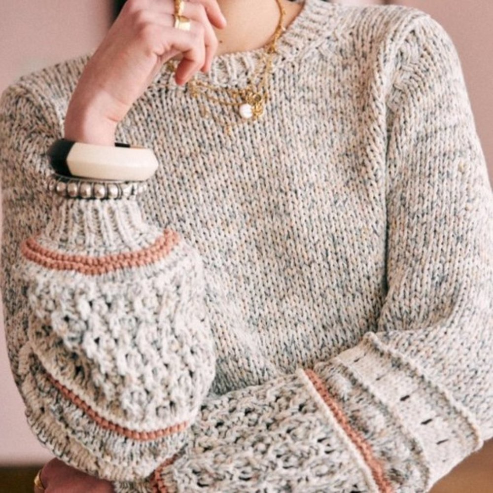 Sezane Ivan Jumper Sweater - Like New XS - Cotton Pullover